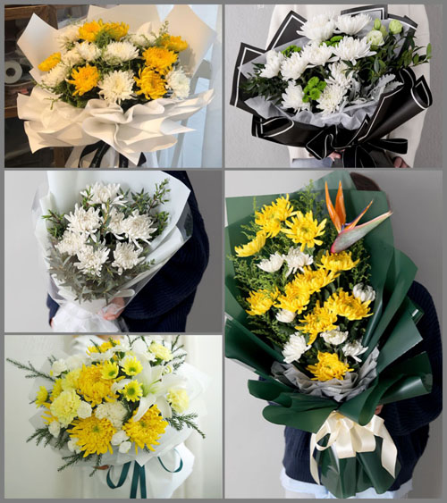 广西百色田东县印茶镇白事花束代送